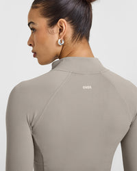 SoftMotion™ Jacket with White Logo | Warm Sand