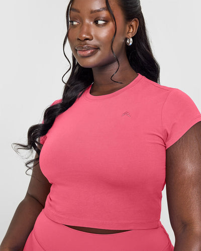 Cotton Icon Baby T-Shirt | Velvet Pink