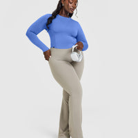 Mellowâ„¢ Soft Mid Long Sleeve Top | Glaucous Blue