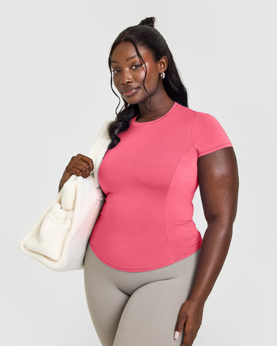 Mellow™ Soft Short Sleeve T-Shirt | Velvet Pink