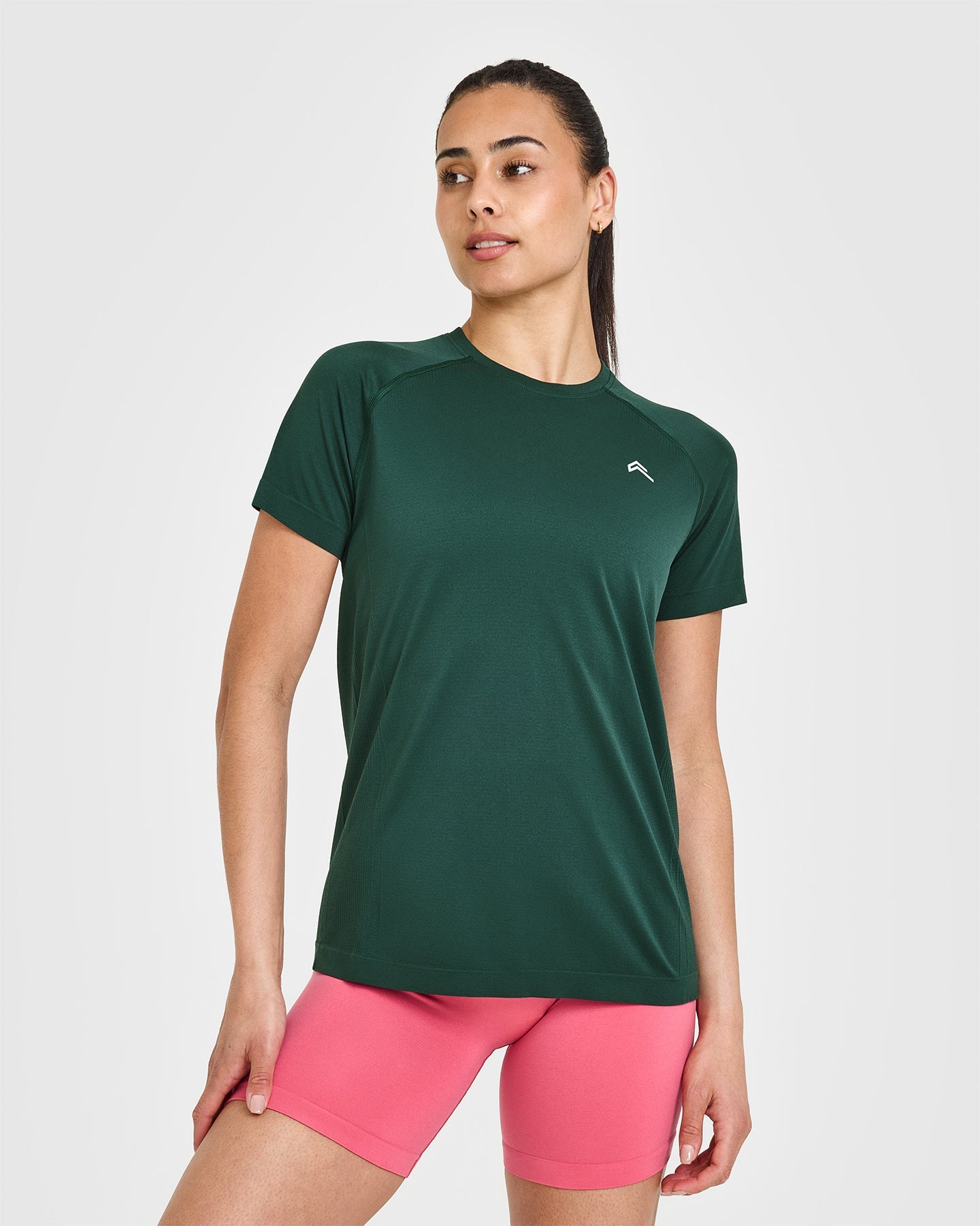 Go To Seamless Loose Top | Racing Green
