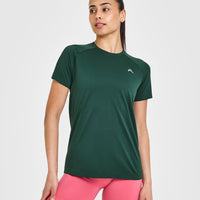 Go To Seamless Loose Top | Racing Green