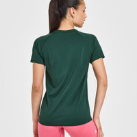 Go To Seamless Loose Top | Racing Green