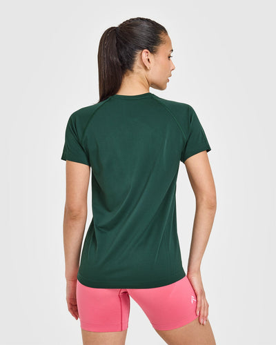 Go To Seamless Loose Top | Racing Green