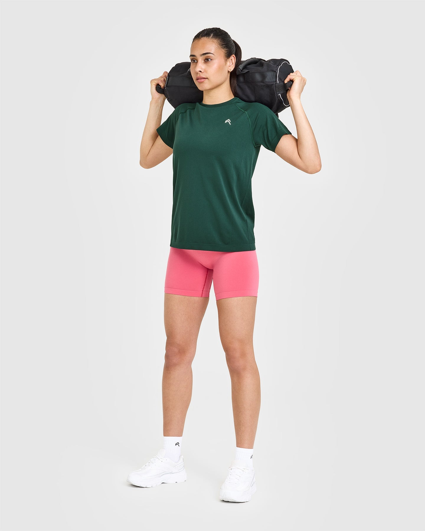 Go To Seamless Loose Top | Racing Green