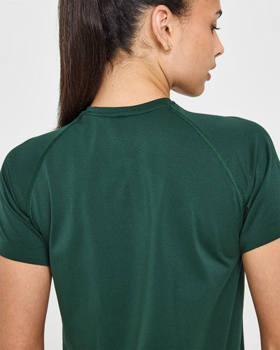 Go To Seamless Loose Top | Racing Green