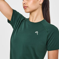 Go To Seamless Loose Top | Racing Green