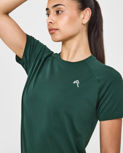 Go To Seamless Loose Top | Racing Green