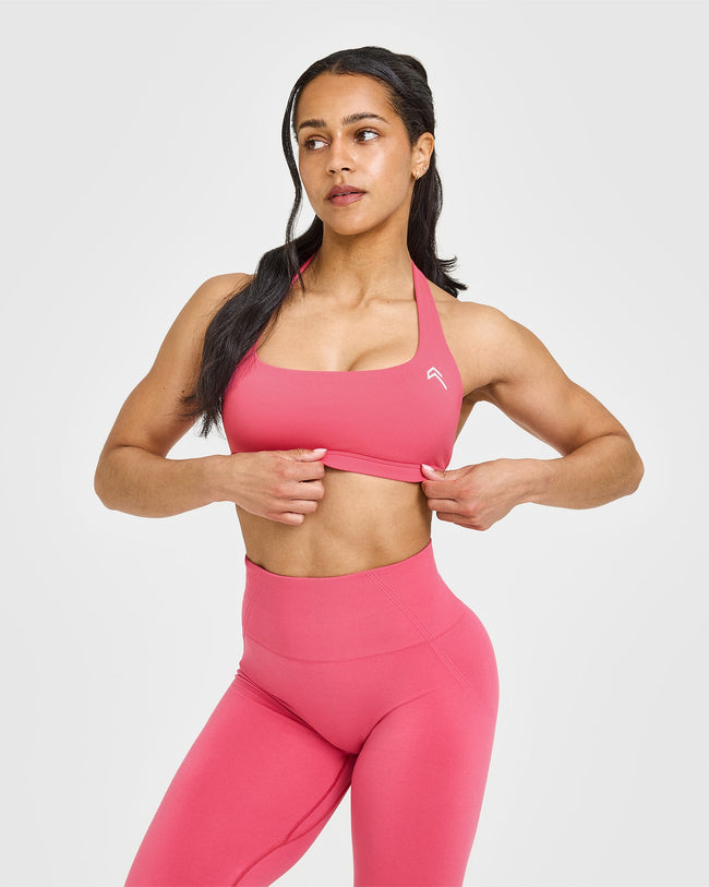 EasyLift™ Halter Bralette | Velvet Pink