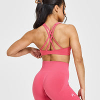 EasyLift™ High Neck Sports Bra | Velvet Pink