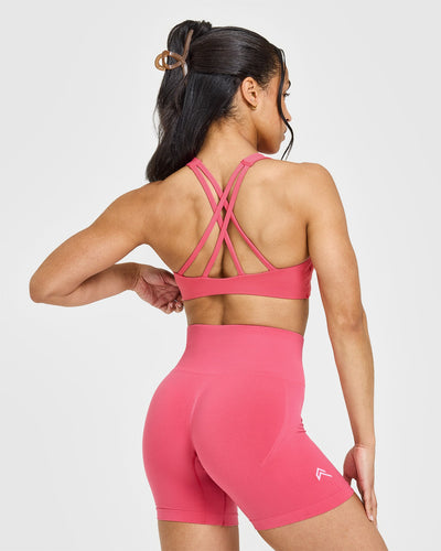 EasyLift™ High Neck Sports Bra | Velvet Pink