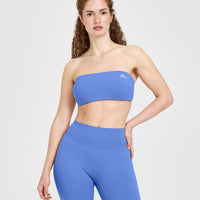 Unified Micro Bandeau Bralette | Glaucous Blue