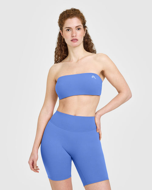 Oner Modal Unified Micro Bandeau Bralette | Glaucous Blue