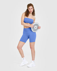 Unified Micro Bandeau Bralette | Glaucous Blue