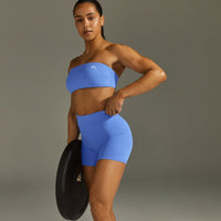 Unified Micro Bandeau Bralette | Glaucous Blue