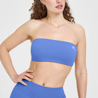 Unified Micro Bandeau Bralette | Glaucous Blue
