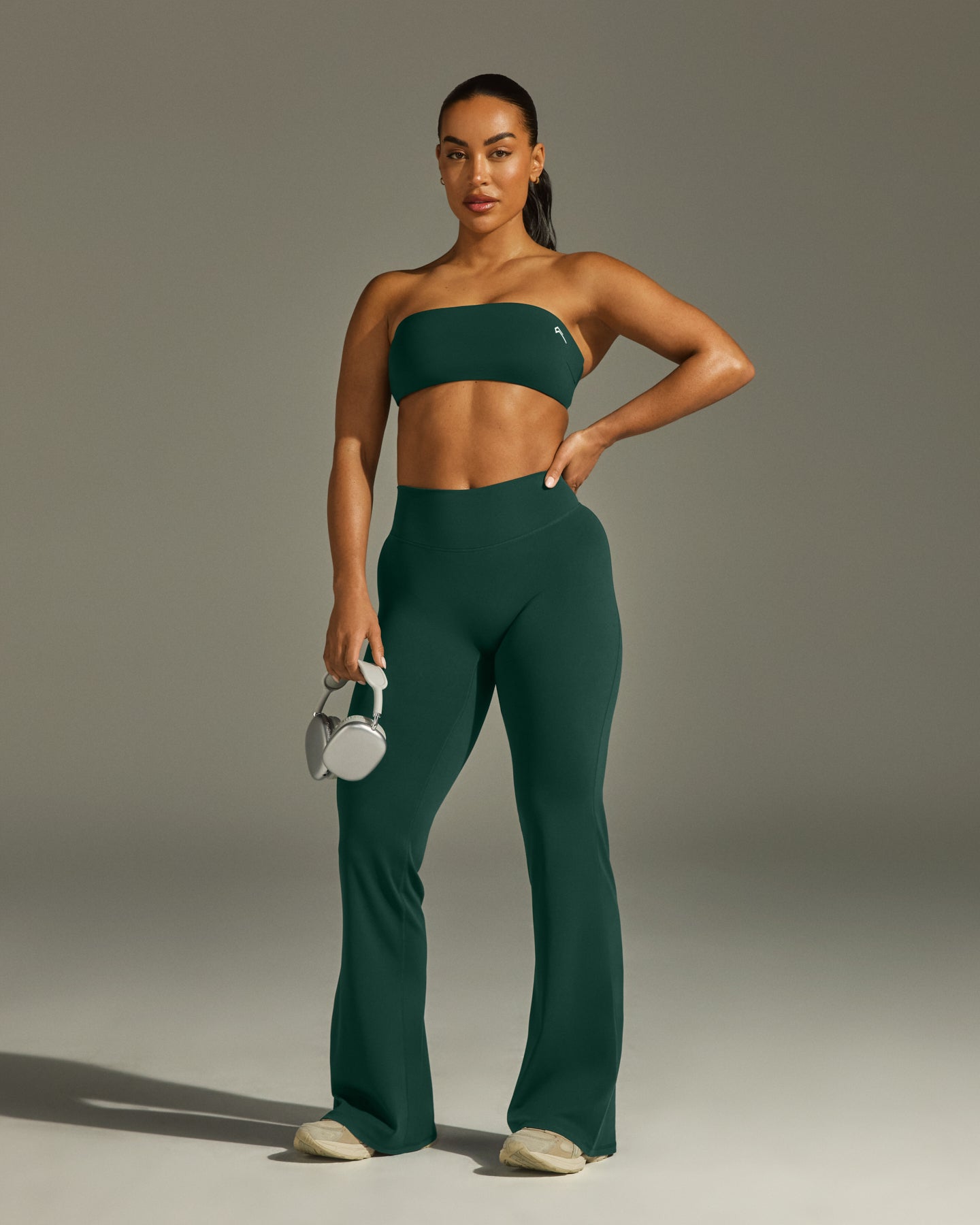 Unified Micro Bandeau Bralette | Racing Green