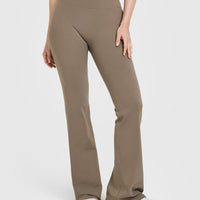 SoftMotion™ Flared Bottoms with White Logo | Moss Brown