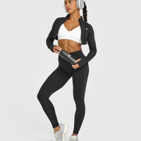 EnhanceLift™ Seamless Strappy Sports Bra | White