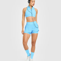 Unified Double Layer Shorts 5" | Arctic Blue