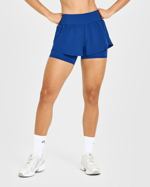 Oner Modal Unified Double Layer Shorts 5" | Vintage Navy