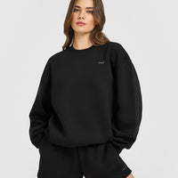 Foundations Crew Neck Sweatshirt | Black