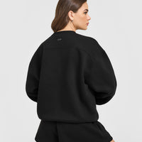 Foundations Crew Neck Sweatshirt | Black