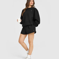 Foundations Crew Neck Sweatshirt | Black