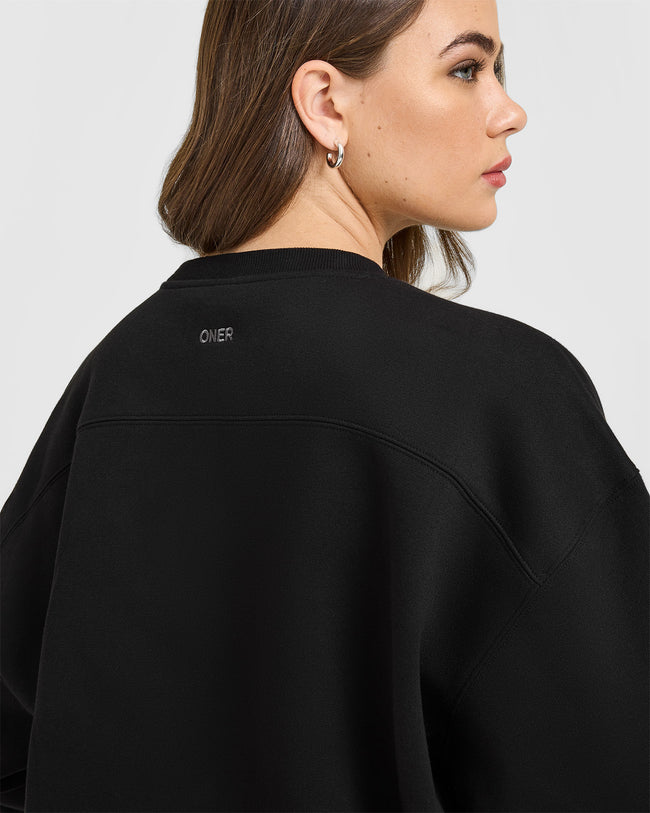 Foundations Crew Neck Sweatshirt | Black