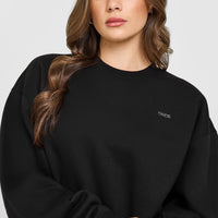 Foundations Crew Neck Sweatshirt | Black