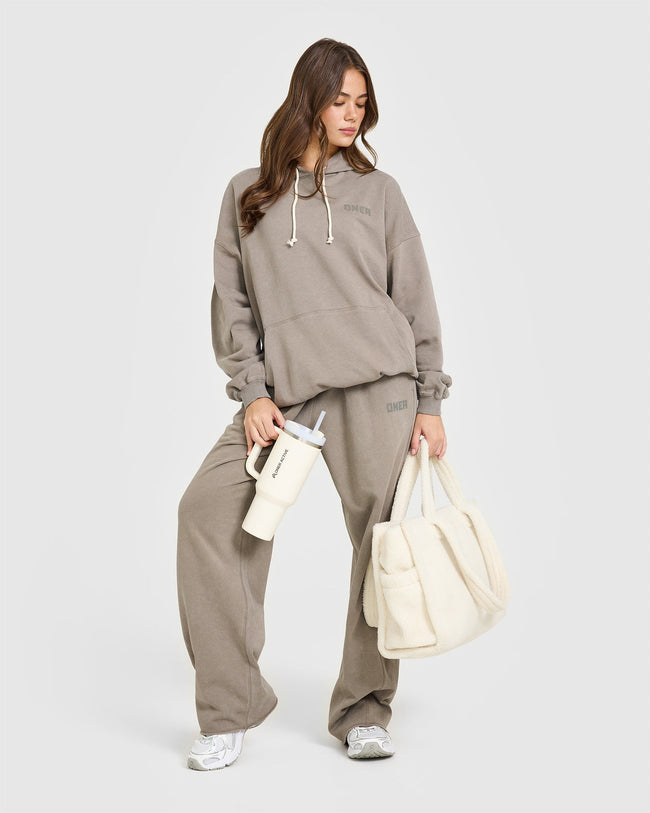Raw Lounge Oversized Hoodie | Washed Minky