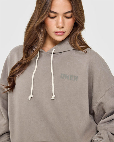 Raw Lounge Oversized Hoodie | Washed Minky