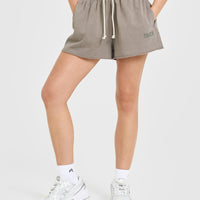 Raw Lounge Oversized Shorts | Washed Minky