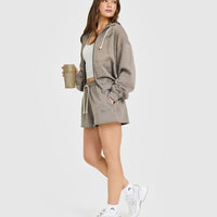 Raw Lounge Oversized Shorts | Washed Minky