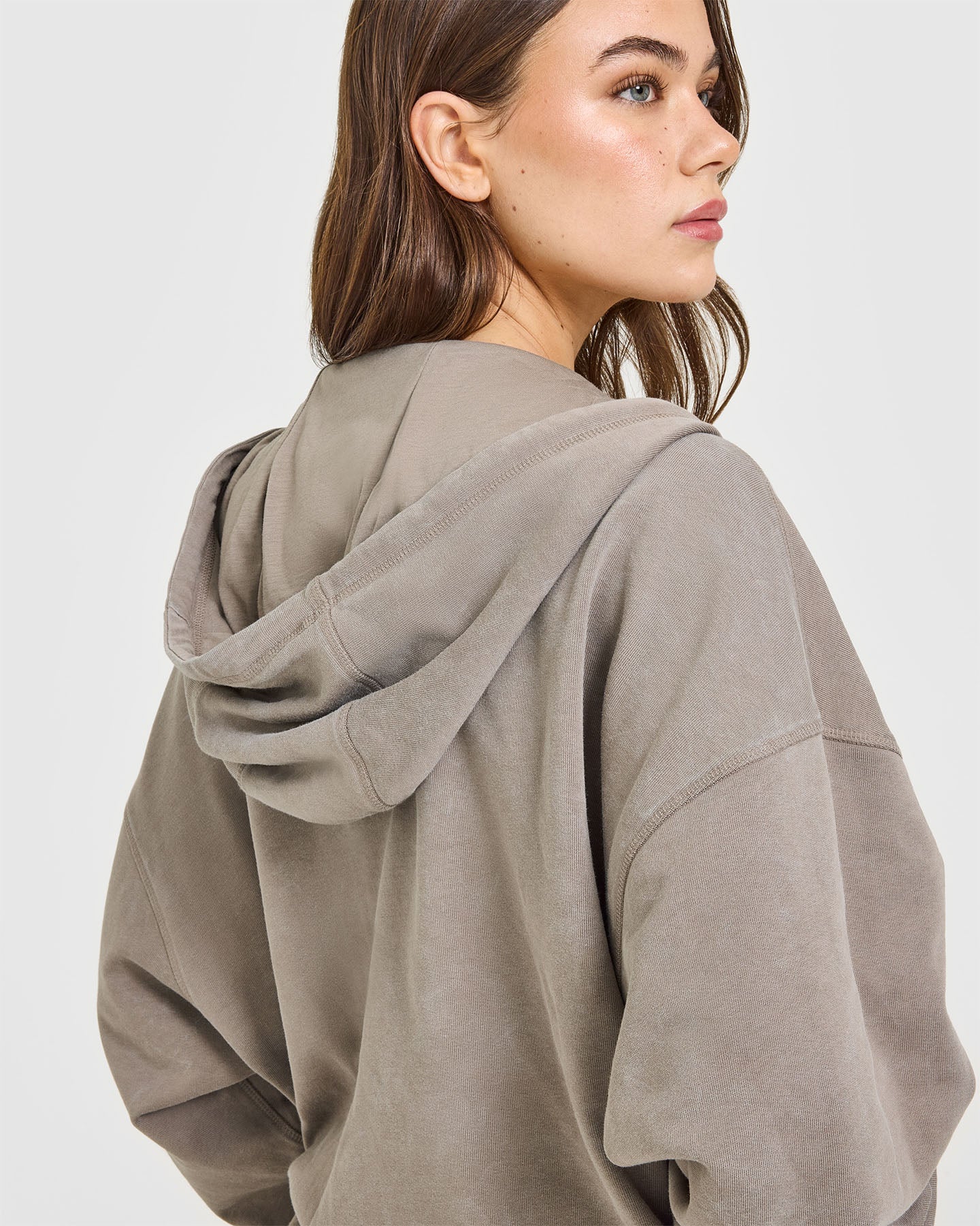 Raw Lounge Oversized Zip Hoodie | Washed Minky