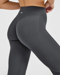 SoftMotion™ Flared Bottoms with White Logo | Coal