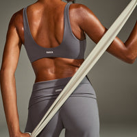 SoftMotion™ Fold Over Straight Leg Bottoms | Ash Grey