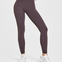 SoftMotion™ High Waisted Leggings | Dark Umber Brown