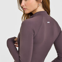 SoftMotion™ Jacket with White Logo | Dark Umber Brown
