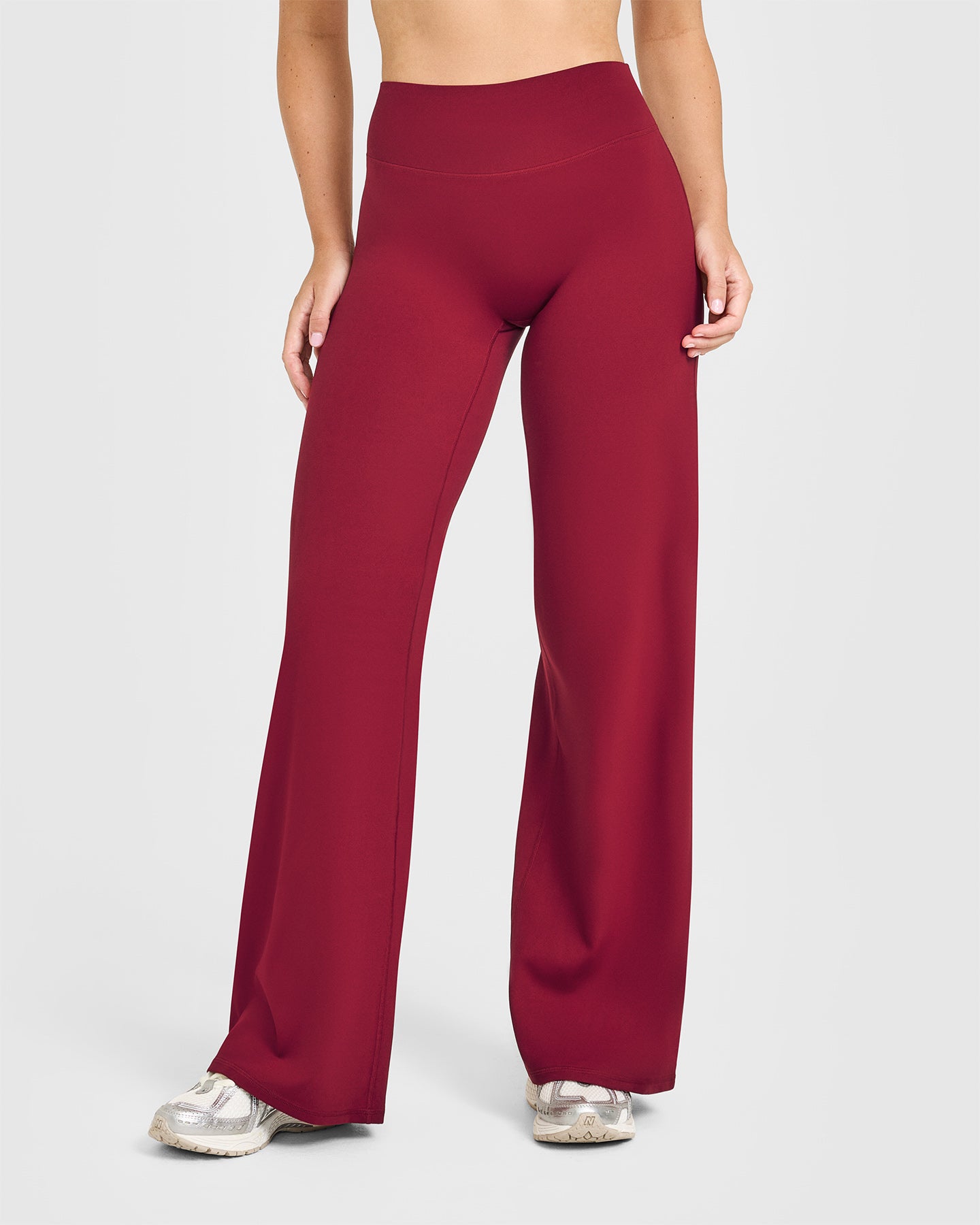 SoftMotion™ Straight Leg Bottoms | Ruby Red
