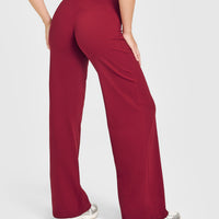 SoftMotion™ Straight Leg Bottoms | Ruby Red