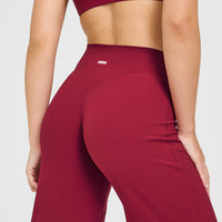 SoftMotion™ Straight Leg Bottoms | Ruby Red
