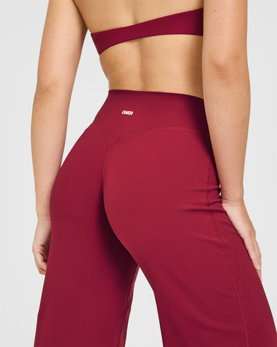 SoftMotion™ Straight Leg Bottoms | Ruby Red