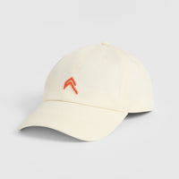Classic Baseball Cap | Off White/Charged Orange