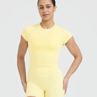 Cotton Icon Baby T-Shirt | Sherbert Yellow