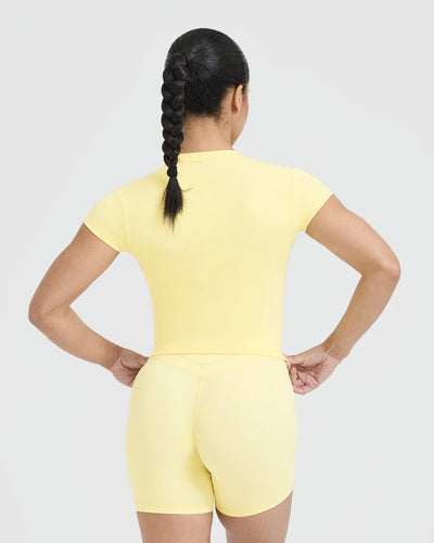 Cotton Icon Baby T-Shirt | Sherbert Yellow