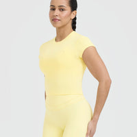Cotton Icon Baby T-Shirt | Sherbert Yellow