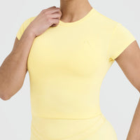 Cotton Icon Baby T-Shirt | Sherbert Yellow