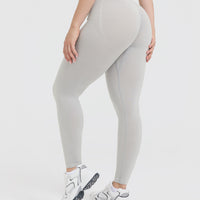 Effortless Seamless Leggings | Light Grey Marl
