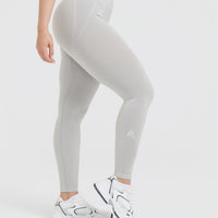 Effortless Seamless Leggings | Light Grey Marl